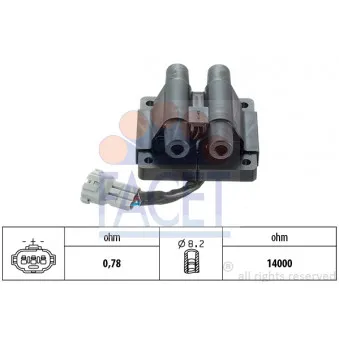 Bobine d'allumage FACET 9.6165