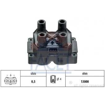 Bobine d'allumage FACET 9.6173