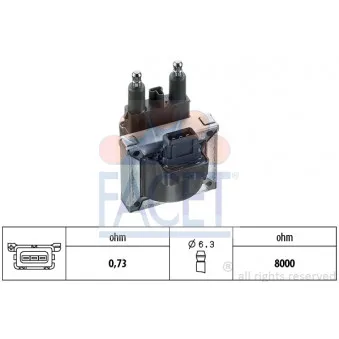 Bobine d'allumage FACET 9.6175