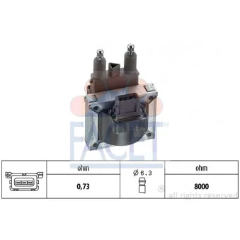 Bobine d'allumage FACET 9.6177
