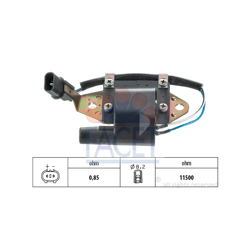 Bobine d'allumage FACET 9.6183