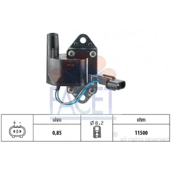 Bobine d'allumage FACET 9.6184