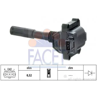 Bobine d'allumage FACET 9.6213