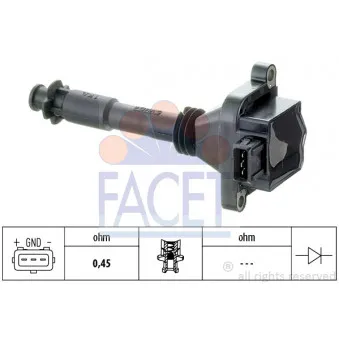 Bobine d'allumage FACET 9.6214