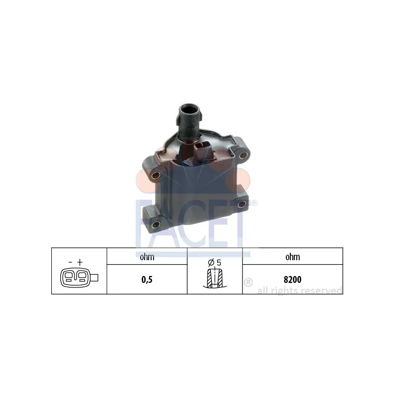 Bobine d'allumage FACET 9.6223