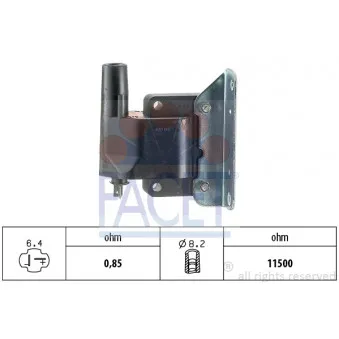 Bobine d'allumage FACET 9.6244