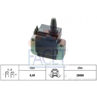 Bobine d'allumage FACET 9.6247