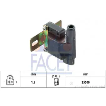 Bobine d'allumage FACET 9.6249
