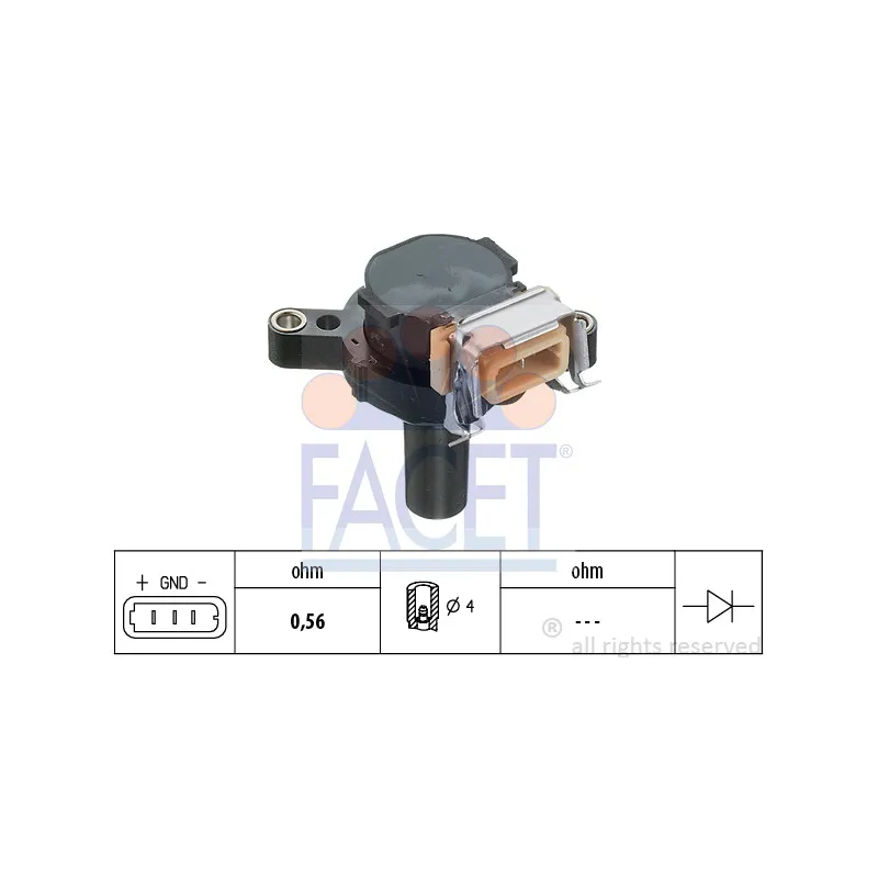 Bobine d'allumage FACET 9.6252
