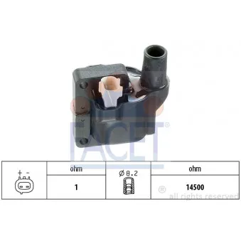 Bobine d'allumage FACET 9.6266S