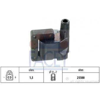 Bobine d'allumage FACET 9.6268S