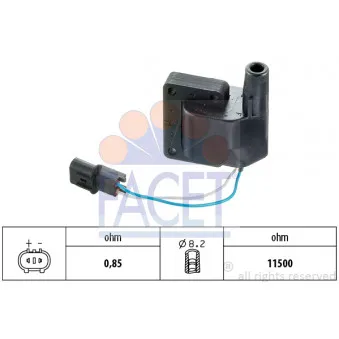 Bobine d'allumage FACET 9.6294