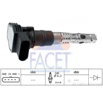 Bobine d'allumage FACET