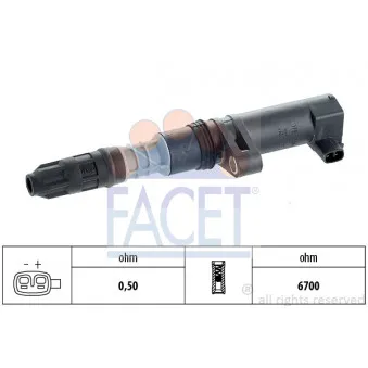 Bobine d'allumage FACET 9.6332