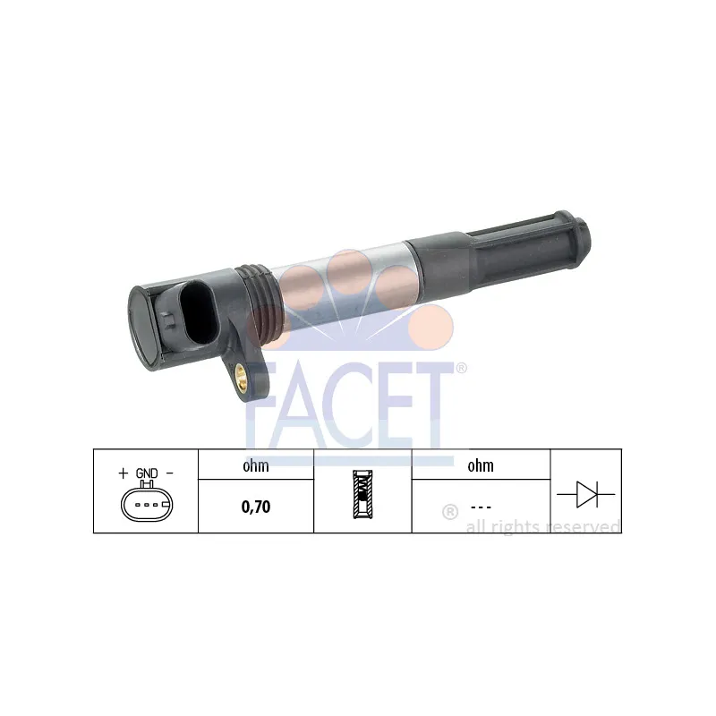 Bobine d'allumage FACET 9.6342