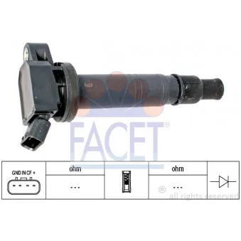 Bobine d'allumage FACET 9.6358