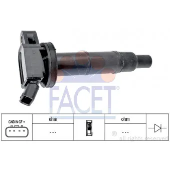Bobine d'allumage FACET 9.6366