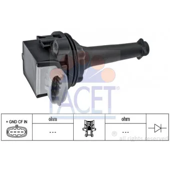 Bobine d'allumage FACET 9.6378