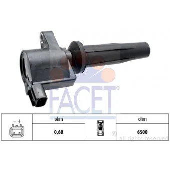 Bobine d'allumage FACET 9.6380