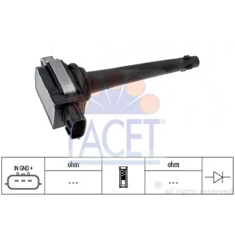 Bobine d'allumage FACET 9.6389