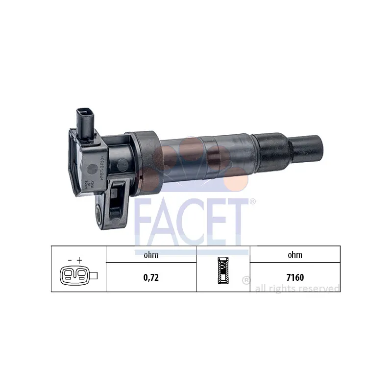 Bobine d'allumage FACET 9.6392