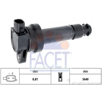 Bobine d'allumage FACET 9.6395