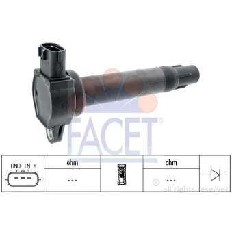 Bobine d'allumage FACET 9.6397