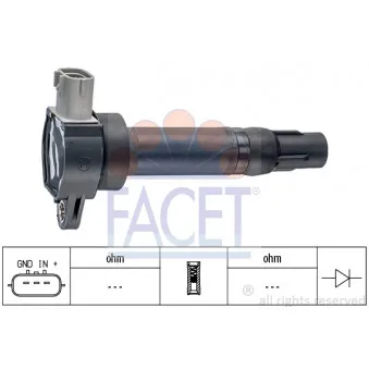 Bobine d'allumage FACET 9.6405