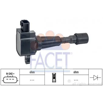 Bobine d'allumage FACET 9.6414