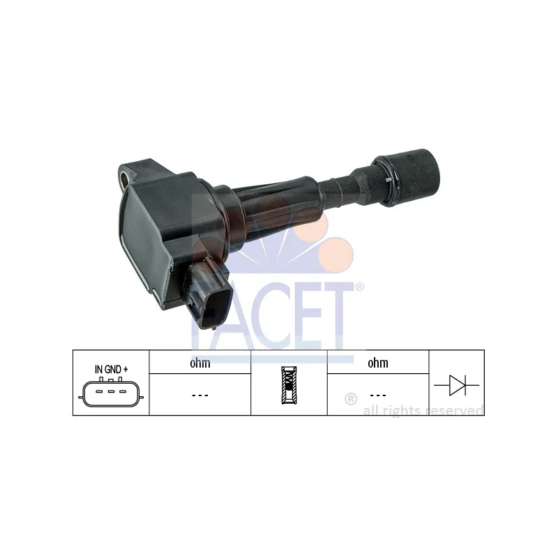 Bobine d'allumage FACET 9.6416