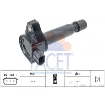 Bobine d'allumage FACET 9.6422