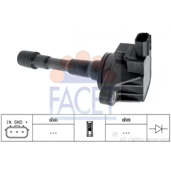 Bobine d'allumage FACET 9.6427