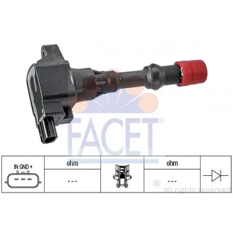 Bobine d'allumage FACET 9.6429