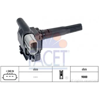 Bobine d'allumage FACET 9.6470
