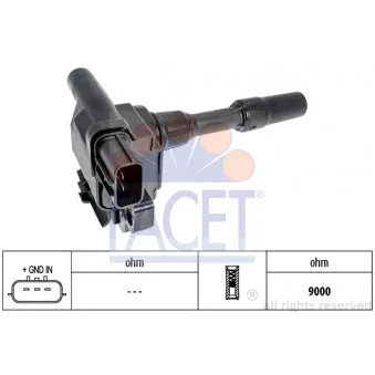Bobine d'allumage FACET 9.6491