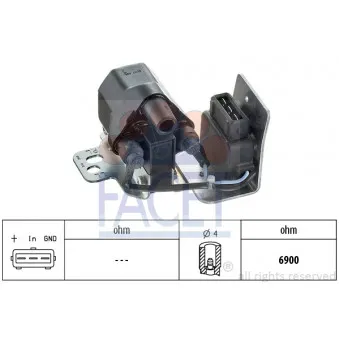 Unité de bobine d'allumage FACET 9.8007