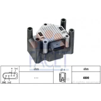 Unité de bobine d'allumage FACET 9.8120