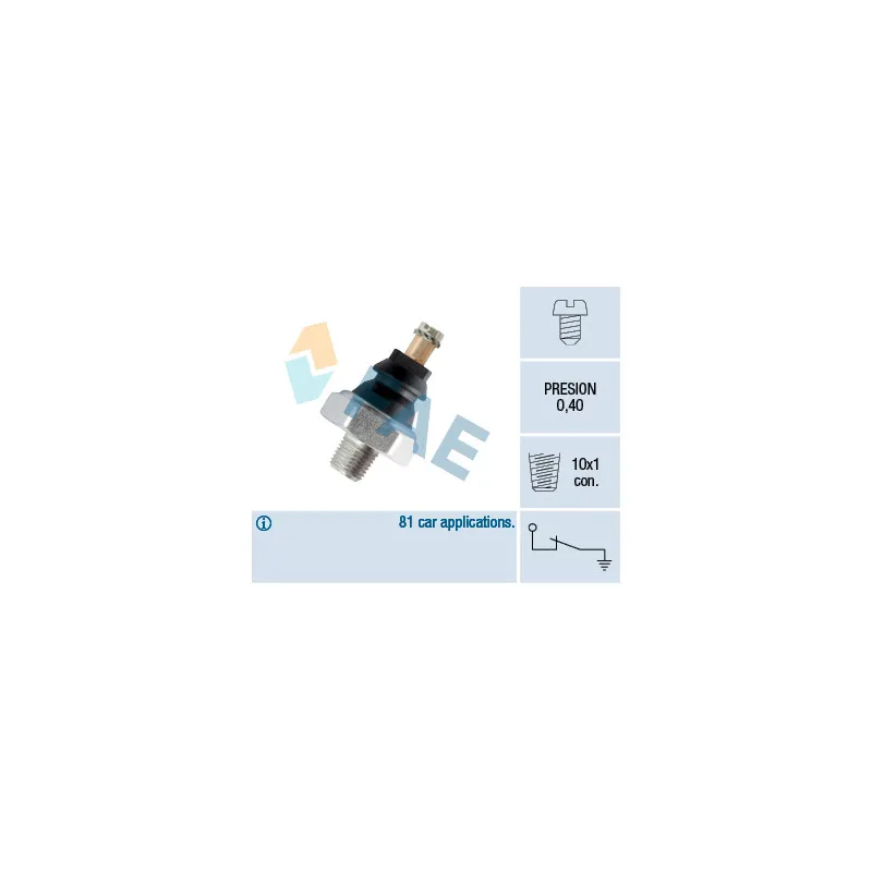 Indicateur de pression d'huile FAE 10060