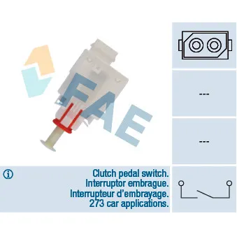Commande, embrayage (régulateur de vitesse) FAE