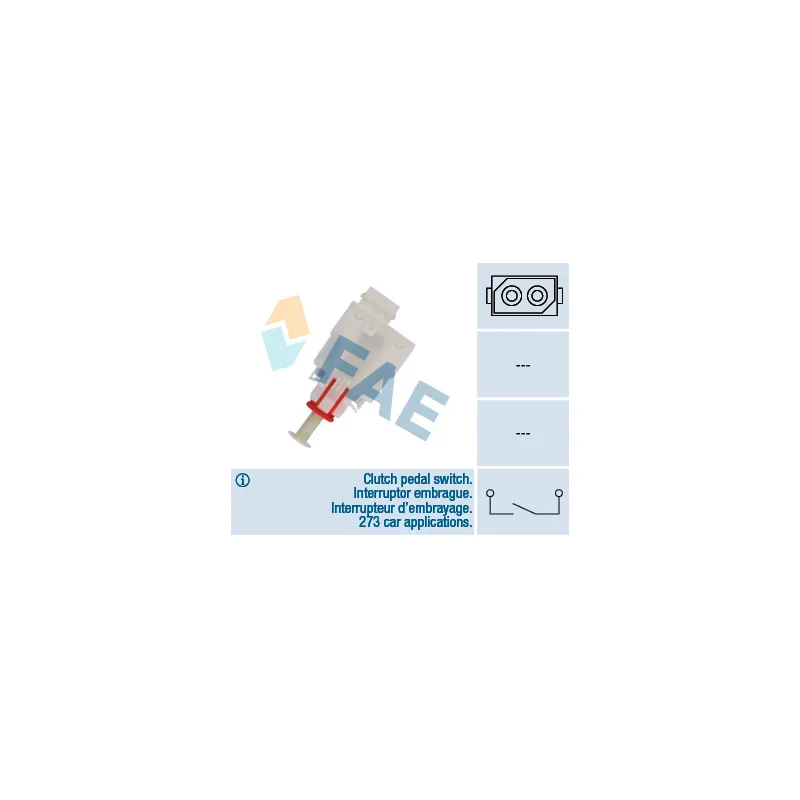 Commande, embrayage (régulateur de vitesse) FAE 24465