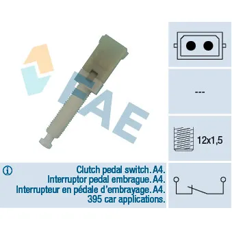 Interrupteur des feux de freins FAE 24560