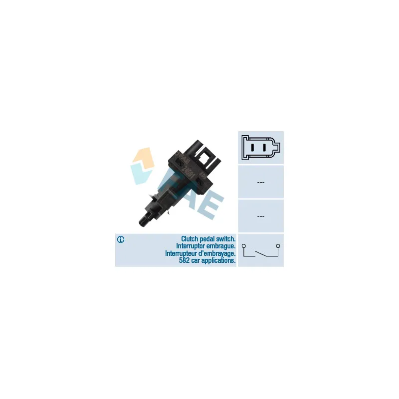 Interrupteur de commande, régulateur de vitesse FAE 24591
