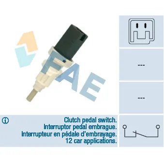 Commande, embrayage (régulateur de vitesse) FAE 24665