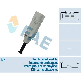 Commande, embrayage (régulateur de vitesse) FAE 24771