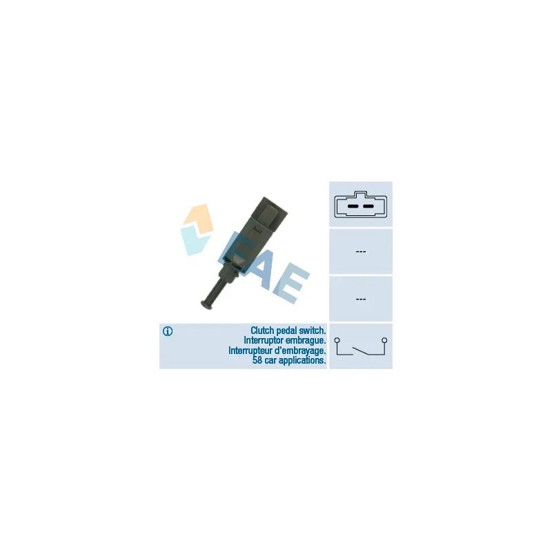 Commande, embrayage (régulateur de vitesse) FAE 24772