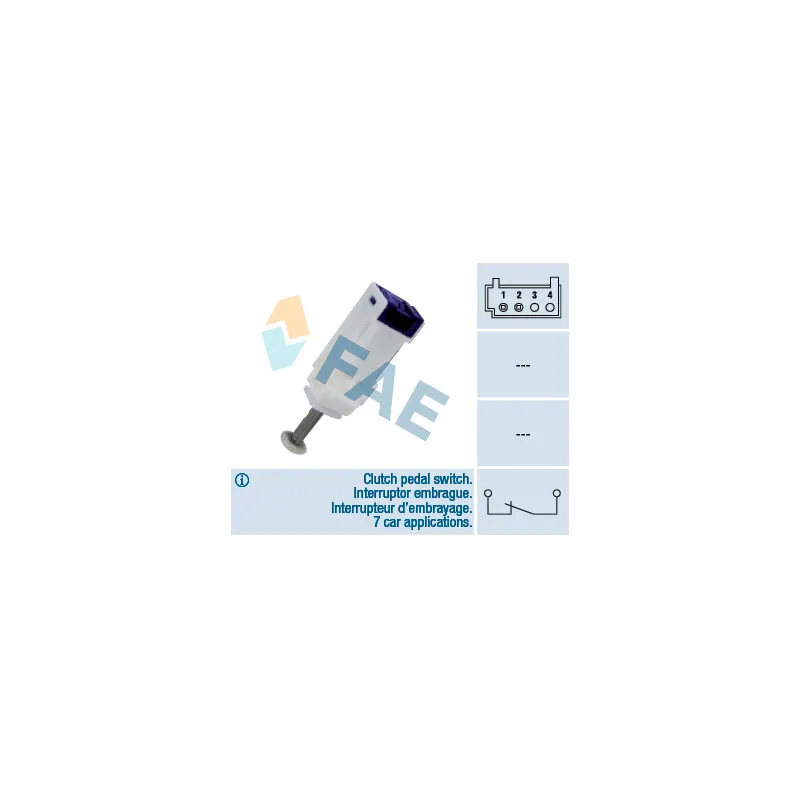 Commande, embrayage (régulateur de vitesse) FAE 24792