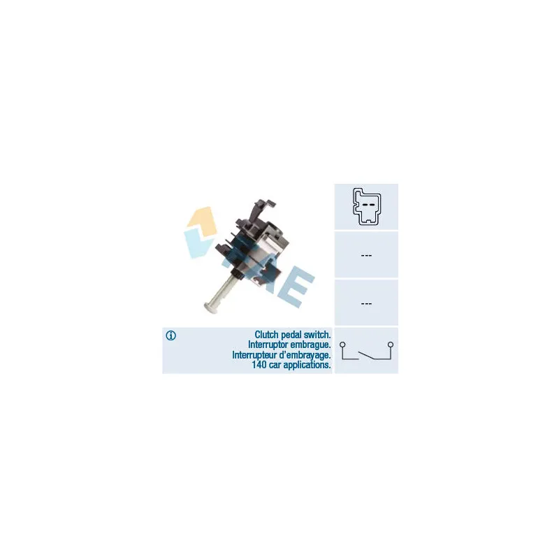 Commande, embrayage (régulateur de vitesse) FAE 24856