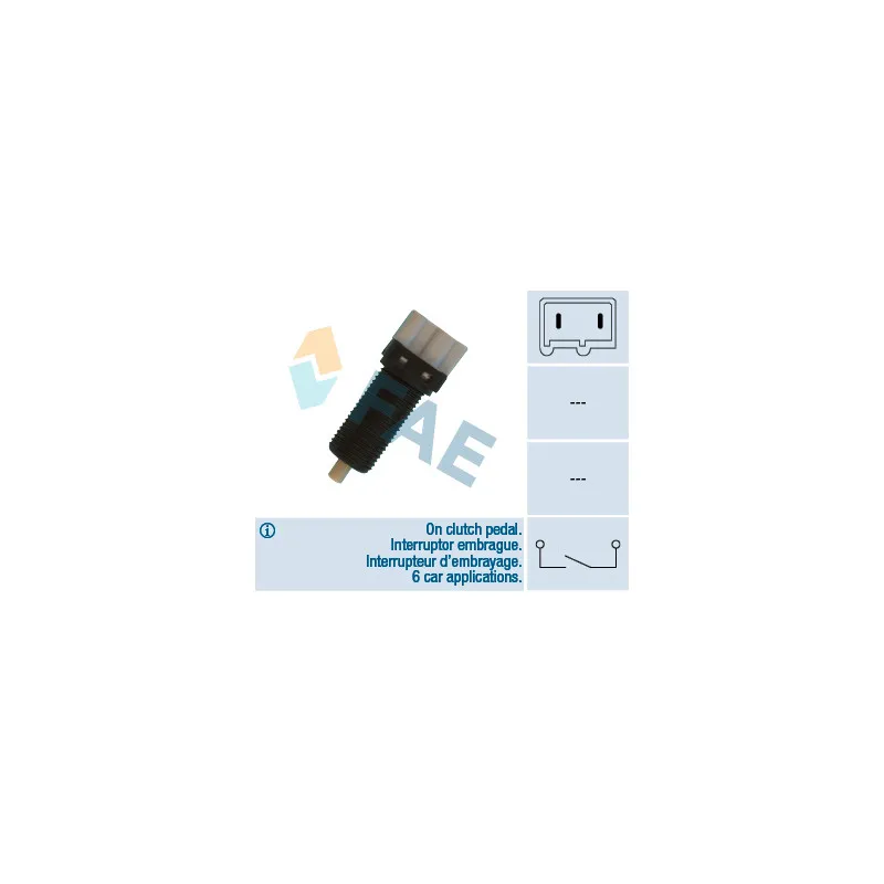Commande, embrayage (régulateur de vitesse) FAE 24870