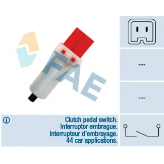 Commande, embrayage (régulateur de vitesse) FAE 24884