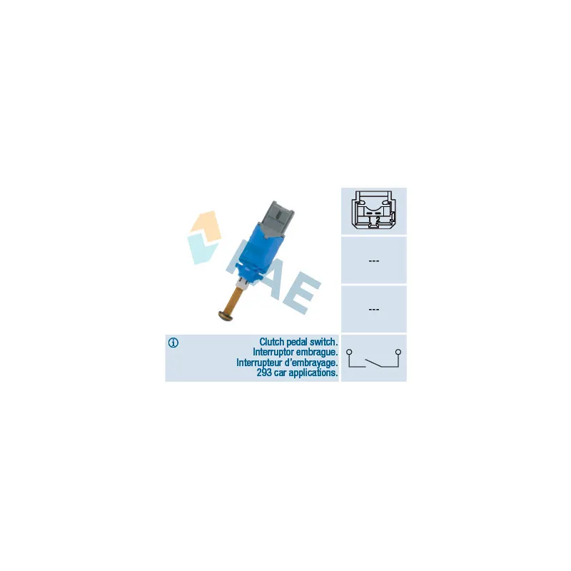 Commande, embrayage (régulateur de vitesse) FAE 24901